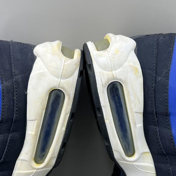 Nike Air Max 95 Premium Running Shoes Men Size 13 Blue White Comfort Sneakers - Picture 9 of 9